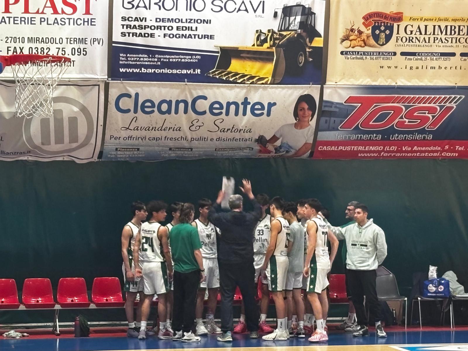 Under-15 FBL: uno scatto della partita contro Orzinuovi